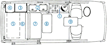 Camper Floor Plan